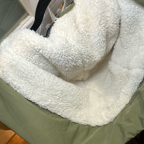 Orolay Women’s thickened down jacket (double layered) Green - Picture 3 of 7